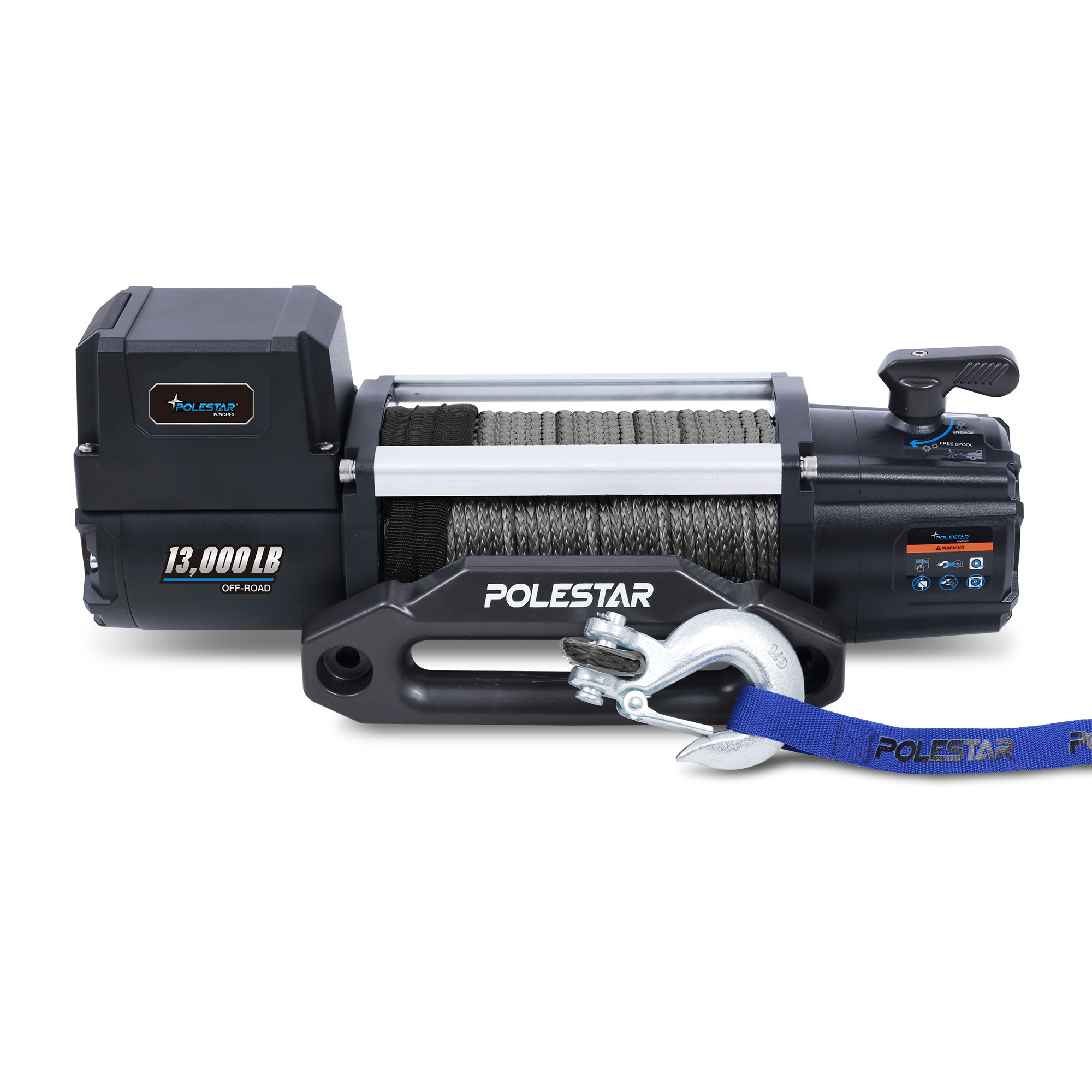 Polestar, 13000lbs 12V DC Electric Truck Winch, Capacity (Line Pull